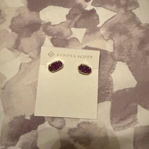 Kendra Scott Amethyst Stud Earrings